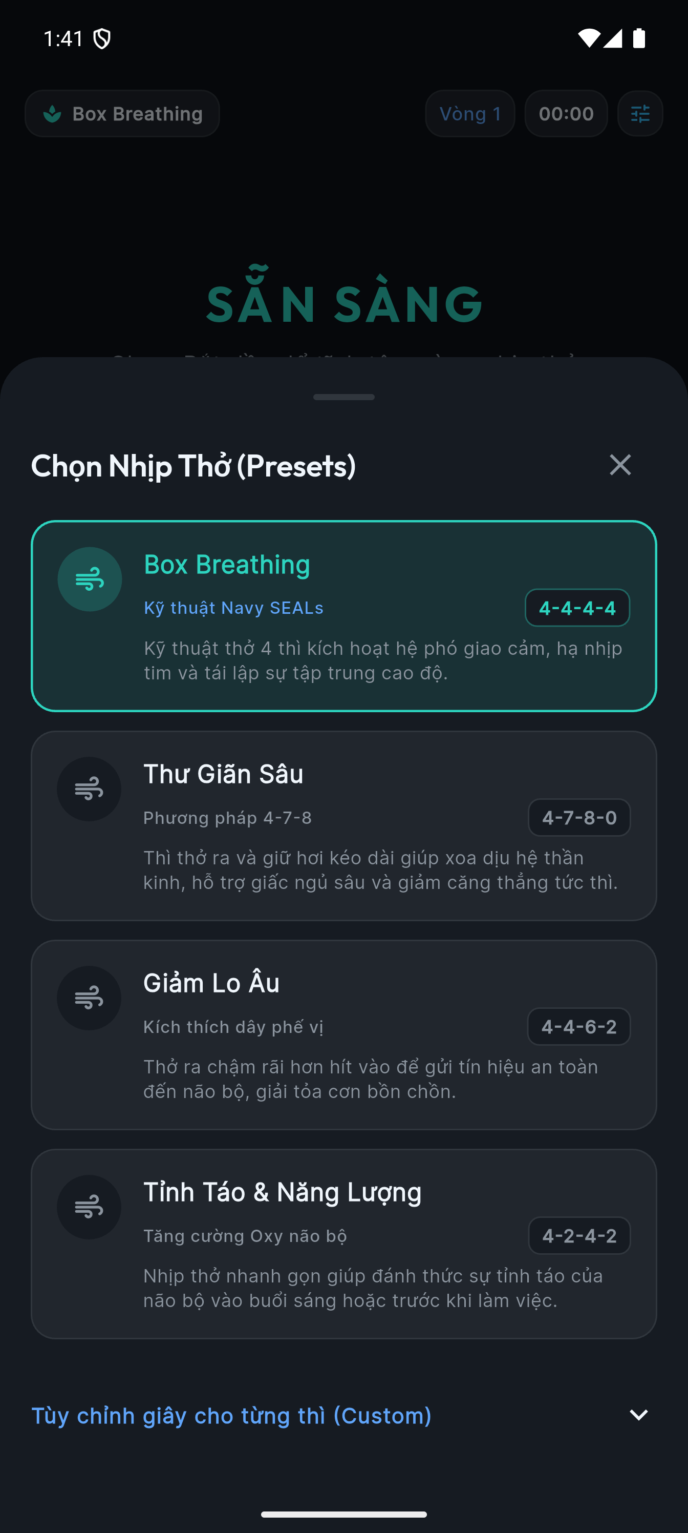 Danh mục nhịp thở khoa học